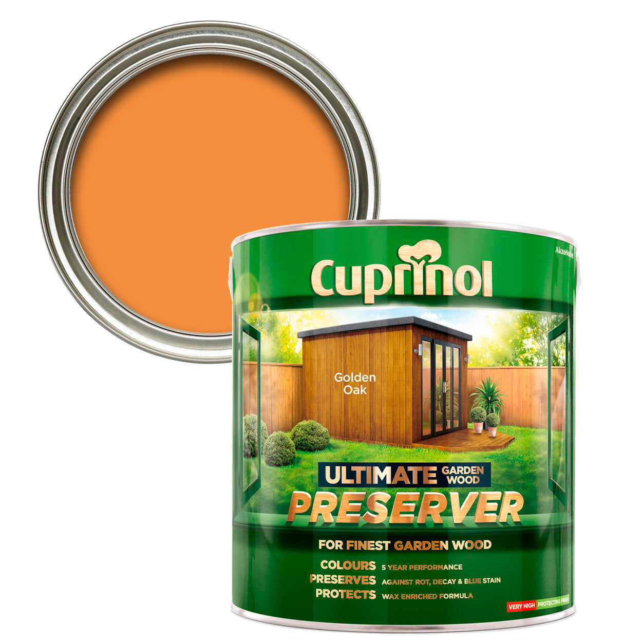 Cuprinol Ultimate Wood Preserver Golden Oak 4L