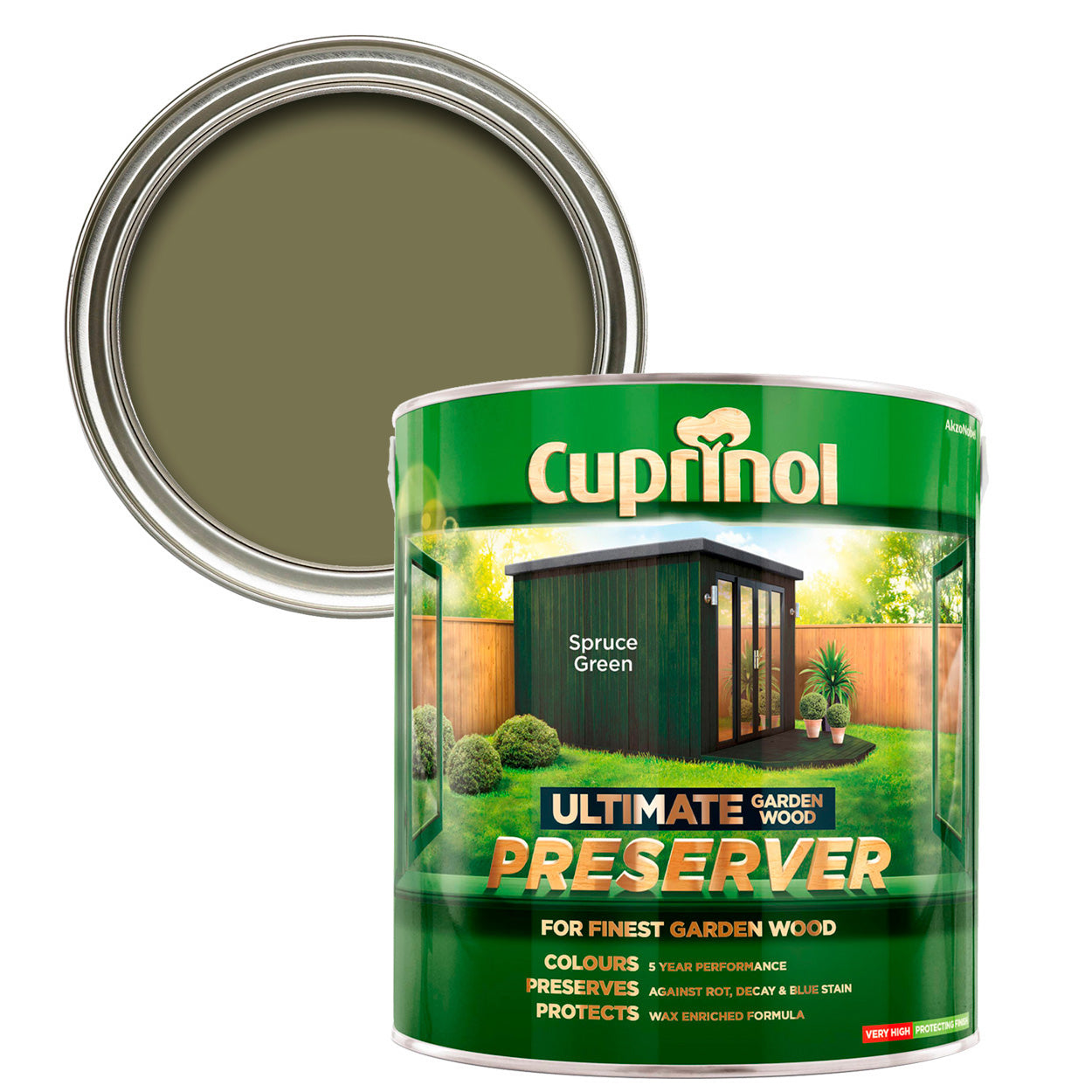 Cuprinol Ultimate Wood Preserver Spruce Green 4L