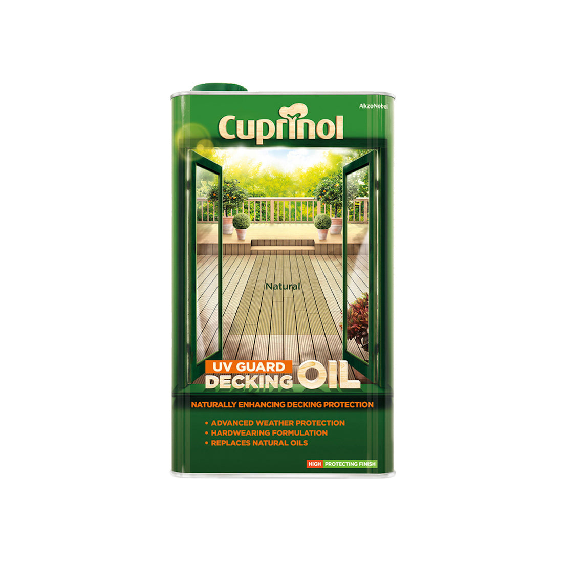 Cuprinol Uv Guard Decking Oil Natural 5L