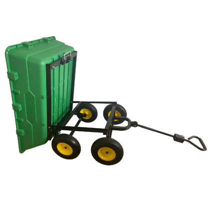 Utility Dumping Cart with Solid Wheels 450KG Weight Load 225L