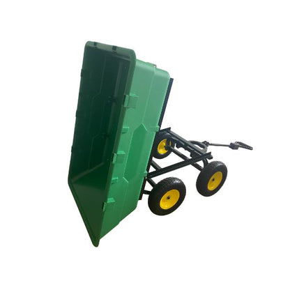 Utility Dumping Cart with Solid Wheels 450KG Weight Load 225L