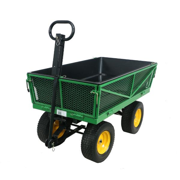 Heavy Duty Mesh Frame with Removable Liner Tipping Cart Max Weight Load 500kg