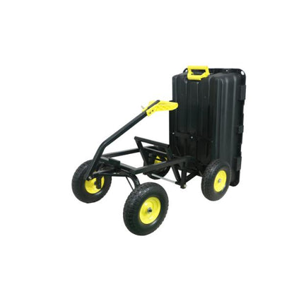 Heavy Duty Tipping Cart with Solid Wheels Max Weight Load 650kg