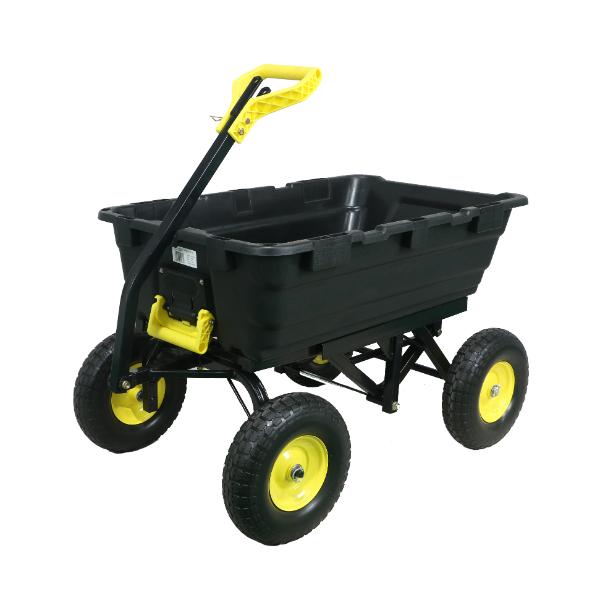 Heavy Duty Tipping Cart with Solid Wheels Max Weight Load 650kg – Co-Op ...