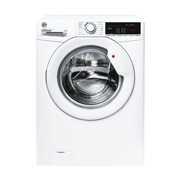 Hoover H-WASH 300, 9kg, 1400 Spin Washing Machine White B Rated