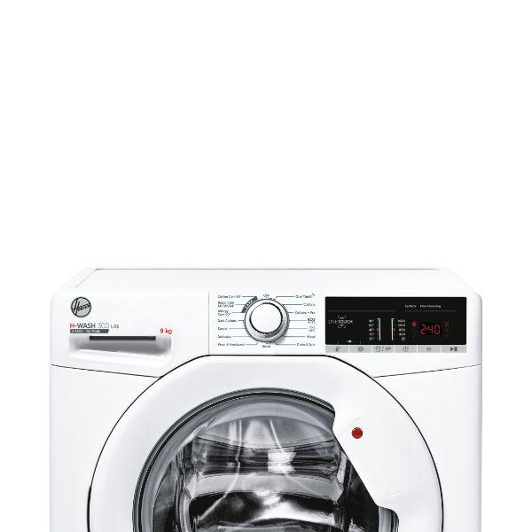 Hoover H-WASH 300, 9kg, 1400 Spin Washing Machine White B Rated