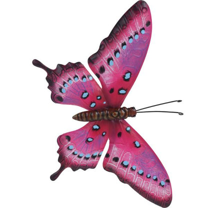 Butterfly Outdoor Decorative Wall Ornament 25X24cm In 6 Assorted Colours