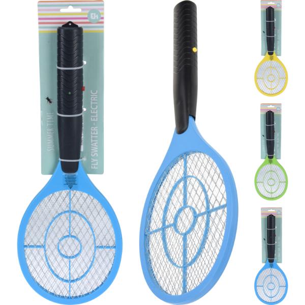 Battery Operated Fly Swatter In 3 Assorted Designs