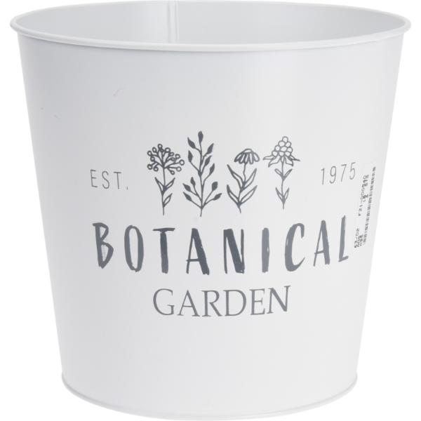 Metal Garden Bucket In 2 Assorted Colours