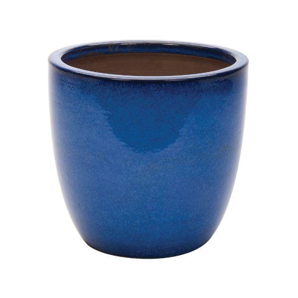 Apta Cambridge Glazed Egg pot 21cm (Blue/Black/Green/Red)