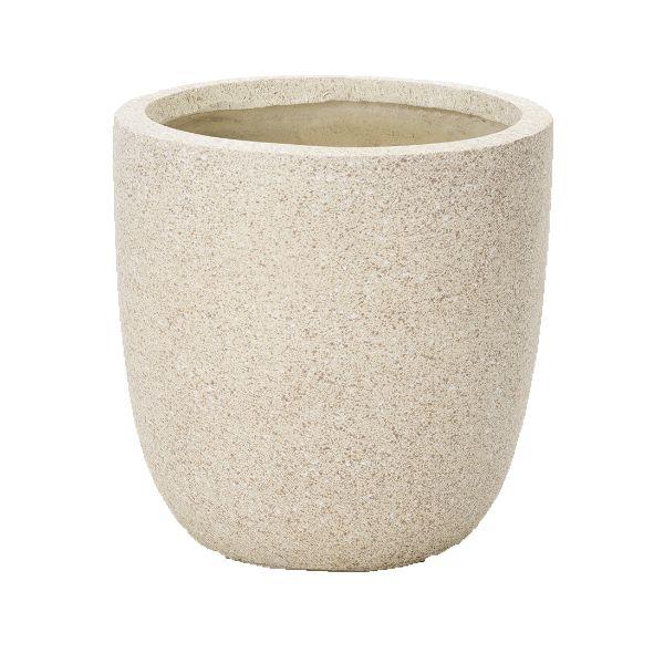 Apta Granito Egg Pot 39cm (Black, Grey,Beige)