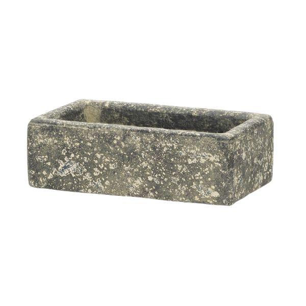 Apta Alpine Weathered Brown Rectangle Planter 42cm