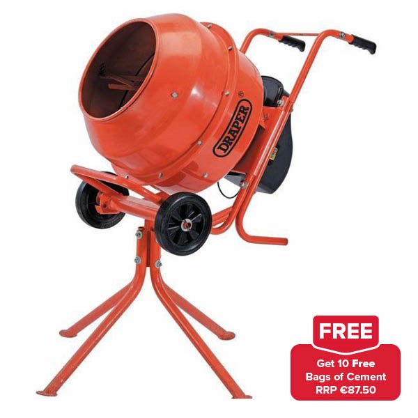 Draper 160L Cement Mixer 230V Pre-built 99511