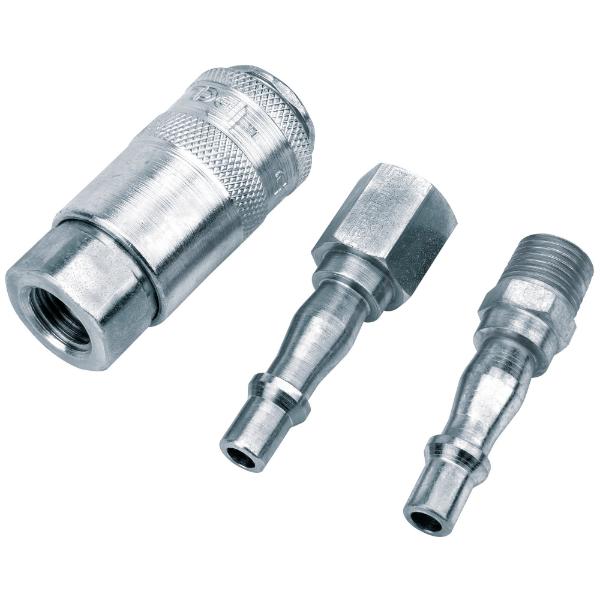 Draper Air Line Coupling Set 1/4 BSP