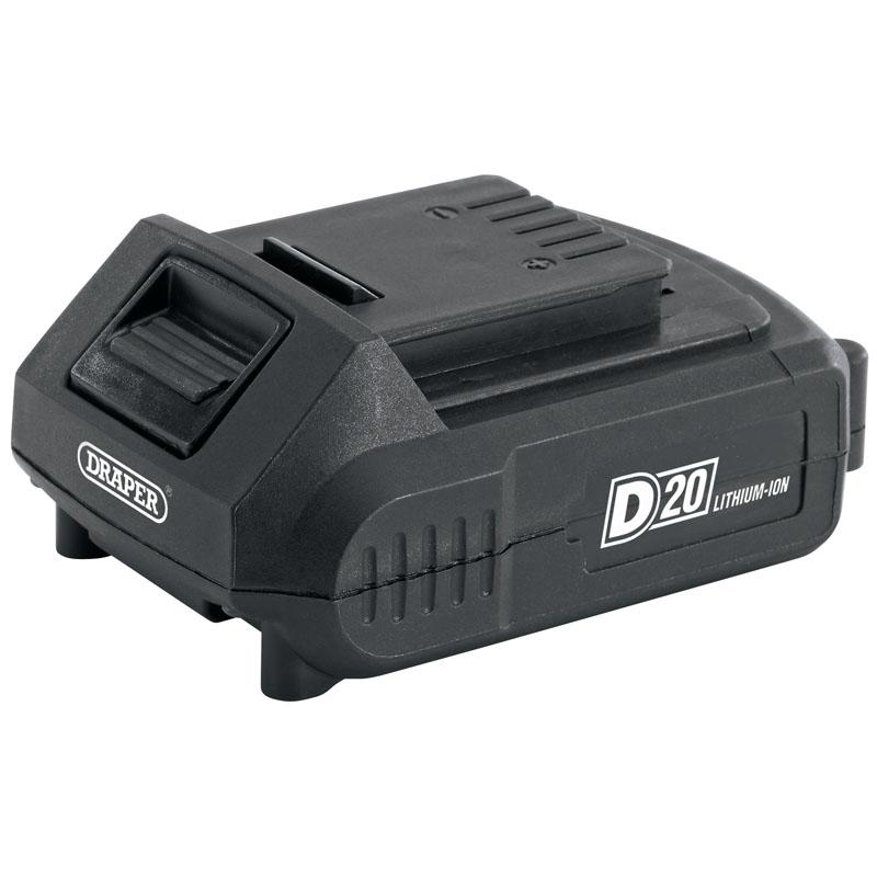 Draper D20/20V 2.0AH Lithium-Ion Battery