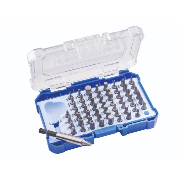 Faithfull 61 Piece Chrome Vanadium Security Screwdriver Bit Set