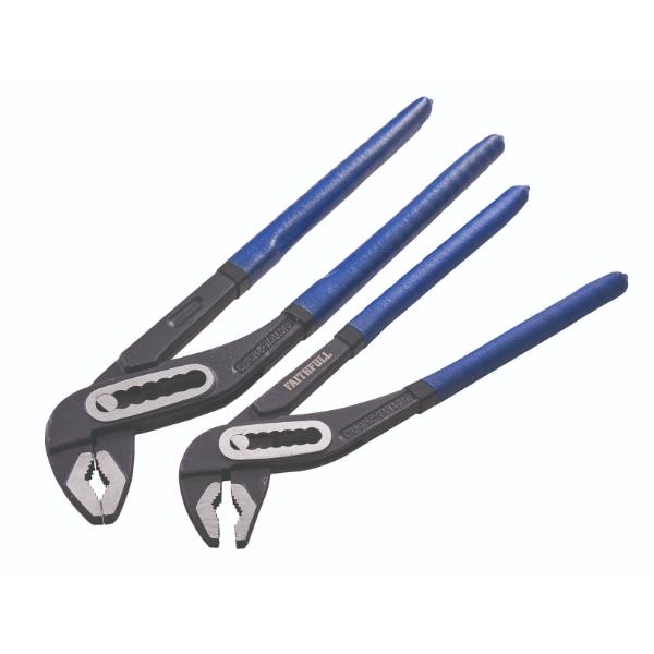 Faithfull Waterpump Plier Twin Pack (250 &amp; 300mm (10 &amp; 12in)