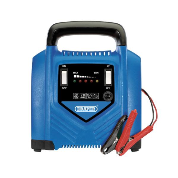 Draper Battery Charger 7.0A 6V/12V