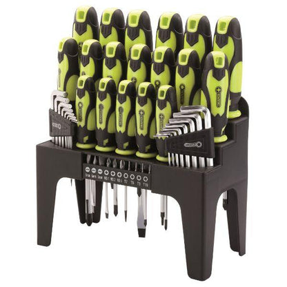 Screwdriver Hex Key and Bit Set 44 Piece