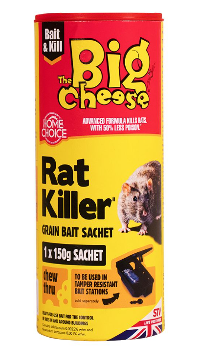 Big Cheese Rat Killer Grain Bait Sachet 150g