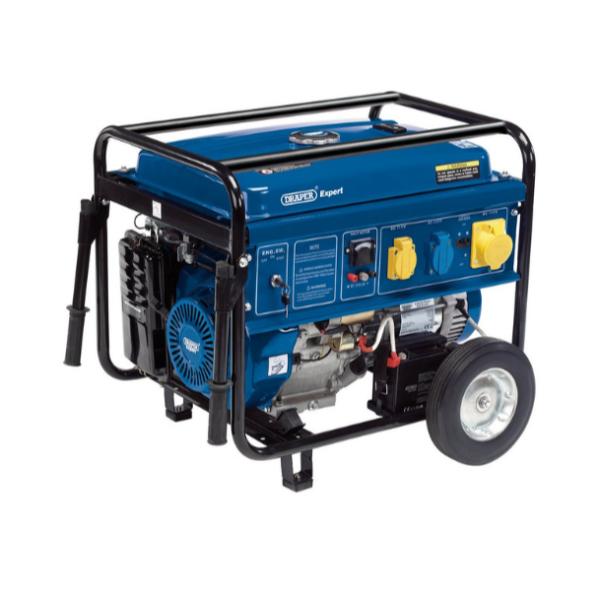 Draper Petrol Generator With Wheels 5.5kva