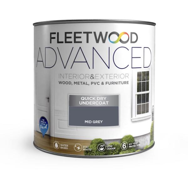 750ml Advanced Quick Dry Interior/ Exterior Undercoat Mid grey