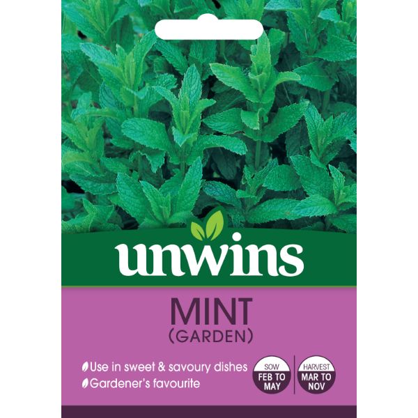 Unwins Seed Packet Herb Mint (Garden)