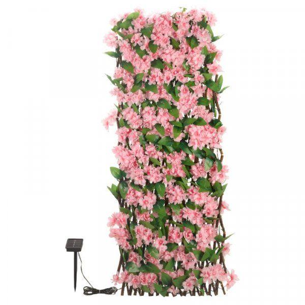 Smart 75 Led Solar Pink Blossom Trellis 180X90cm