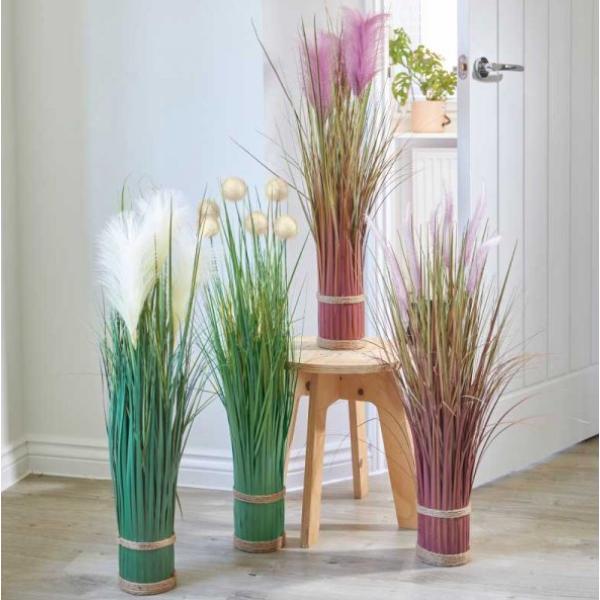 Faux Bouquet - Lilac Grass Tails 70 cm