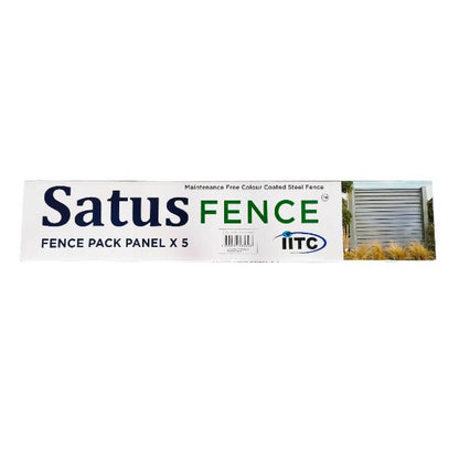 Satus Fence Steel Fence Panel H1.5M x W1.78M Merlin Grey