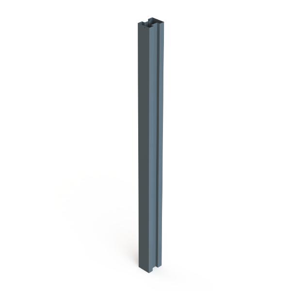 Satus Fence One-Piece Fence Post 1.85m Merlin Grey