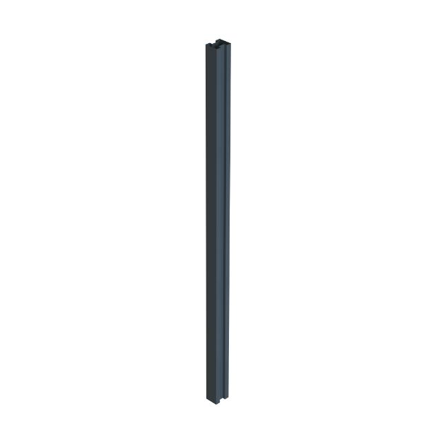 Satus Fence One-Piece Fence Post 2.75m Anthracite Grey