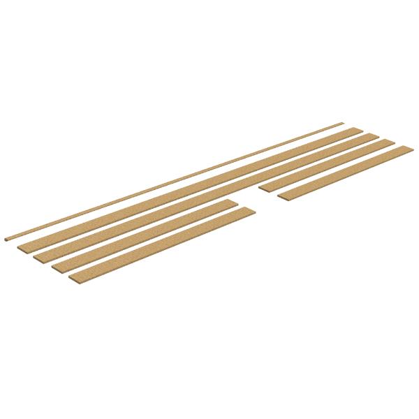 Wood Mouldings Modern Wall Panel Kit with Decorative Capping