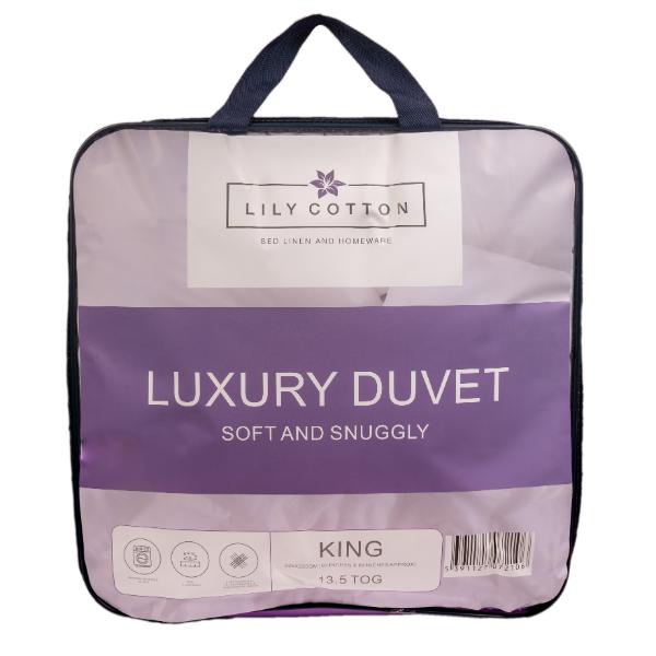 Lily Cotton Luxury 13.5 Tog Duvet King Size