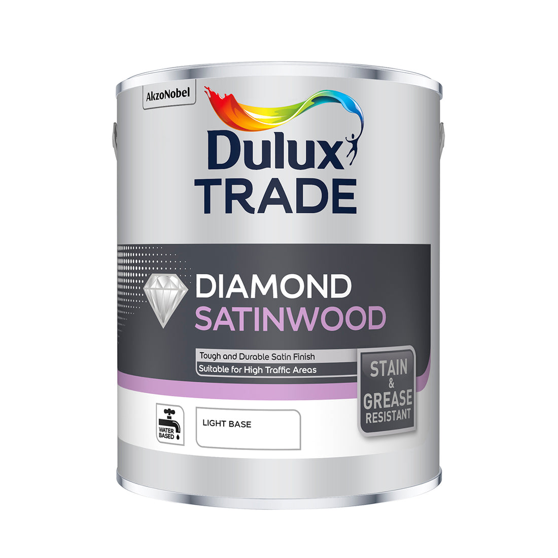 Dulux Trade Diamond Satinwood Light Base 2.5L