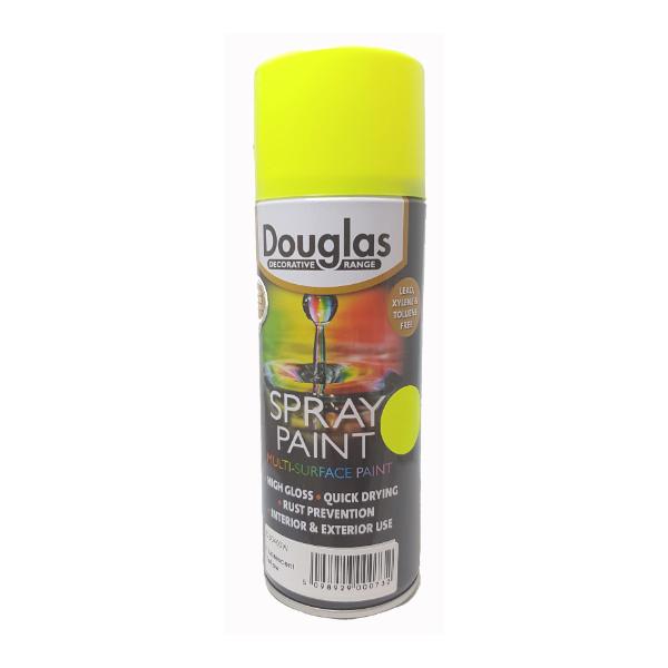 Fluorescent Yellow Spray Paint 400ml