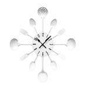 Cutlery Metal Wall Clock