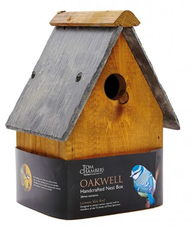 Tom Chambers Oakwell Nest Box  28Mm Entrance FSC Certified