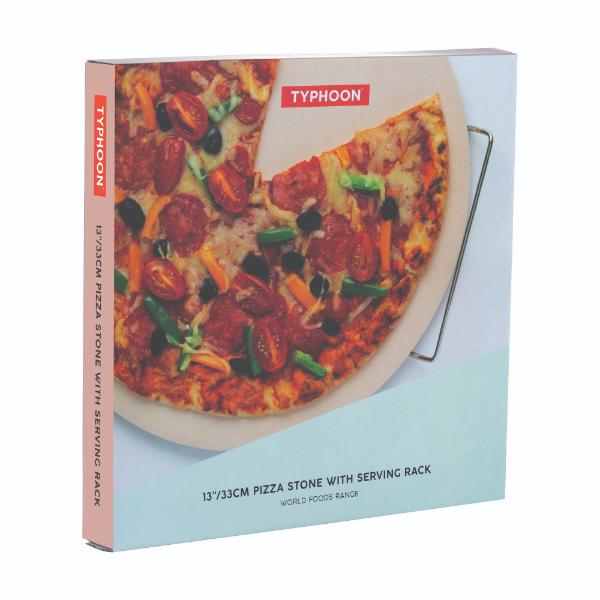 Typhoon World Foods Pizza Stone With Serving 13&