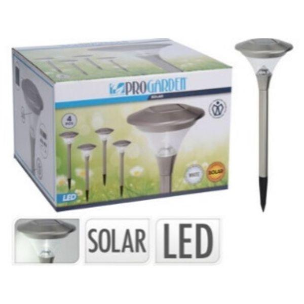 LED Solar Light With Stainless Steel Stick