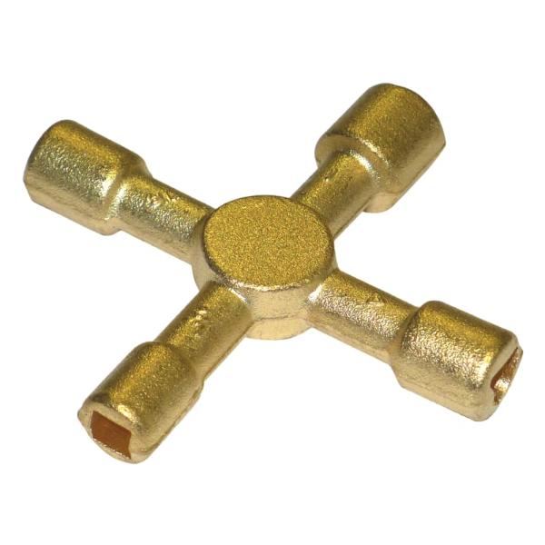 Tala 4 Way Brass Service Key