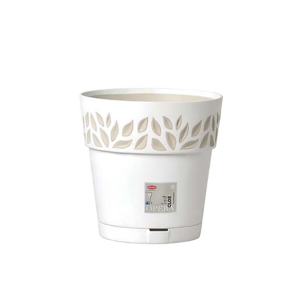 Opera Flower Pot 15cm White