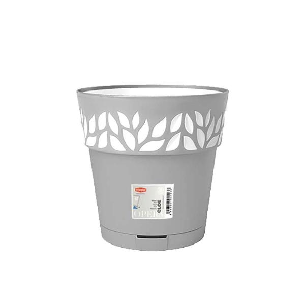 Opera Flower Pot 15cm Light Grey