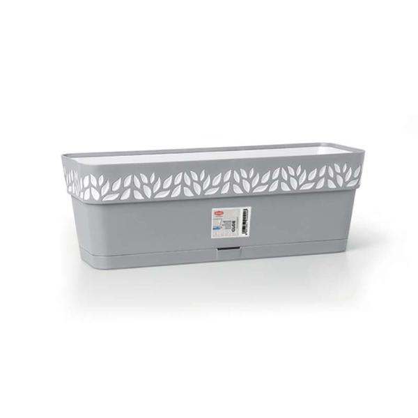 Opera Flower Box 30cm Grey