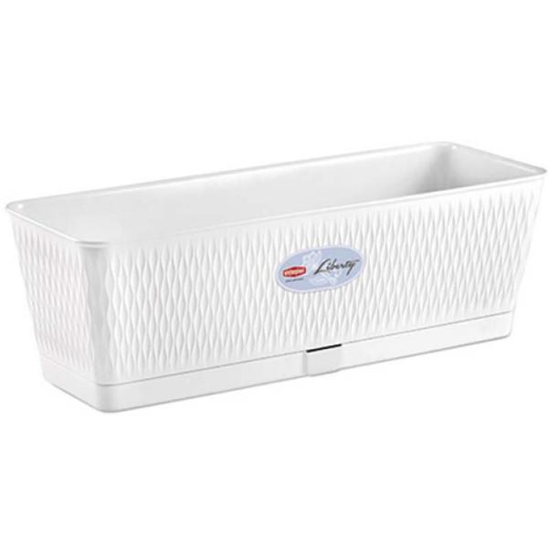 Liberty Flower Box 50cm White