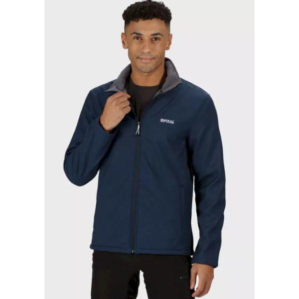 Regatta Cera V Navy Marl Mens Softshell Jacket