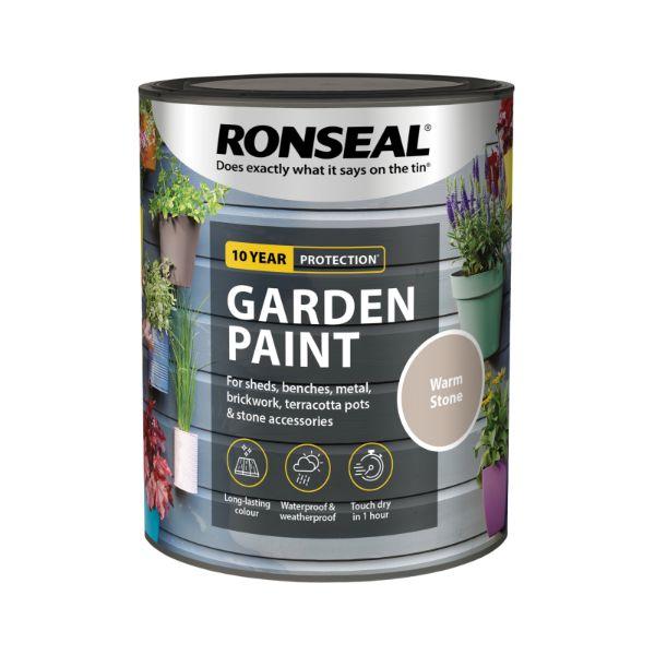 Ronseal Garden Paint Warm Stone - 750Ml