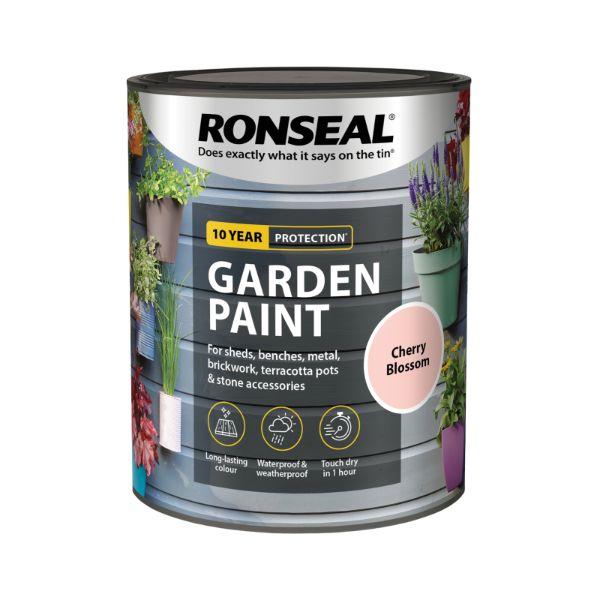 Ronseal Garden Paint Cherry Blossom - 750Ml