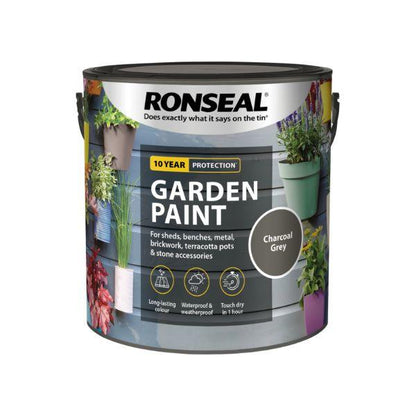 Ronseal Garden Paint Charcoal Grey 2.5Lt