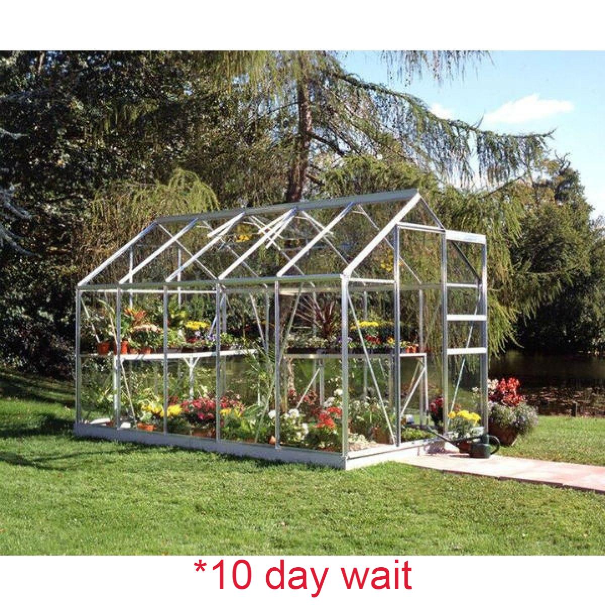 Halls Popular 6ft x 8ft Aluminium Horticultural Glassho